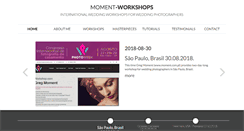 Desktop Screenshot of moment-workshops.com